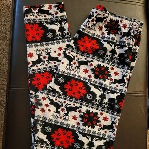Reindeer & Snowflake Leggings